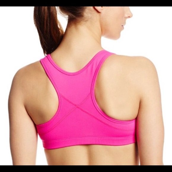 Women’s Team Core Bra Top PINK - Picture 7 of 8